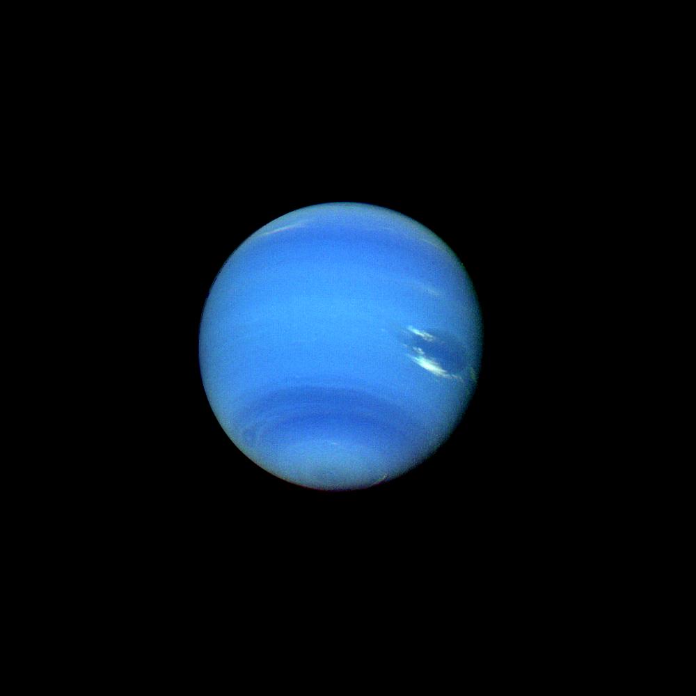 Real NASA Voyager 2 photo of the planet Neptune, Pisces's modern ruling planet